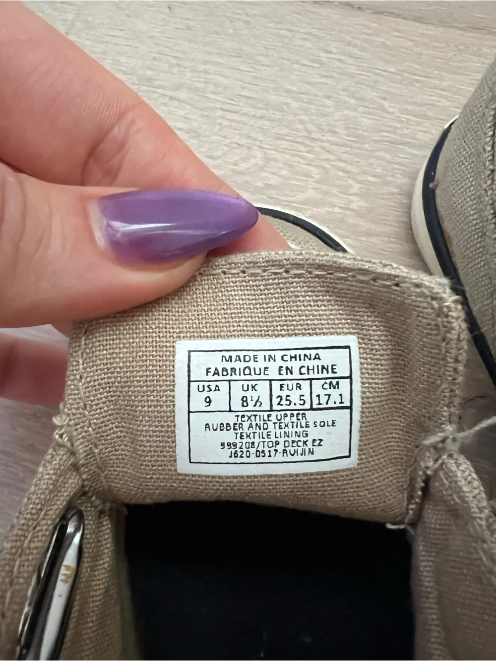 Polo Ralph Lauren tan canvas